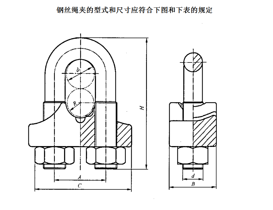 钢丝绳夹